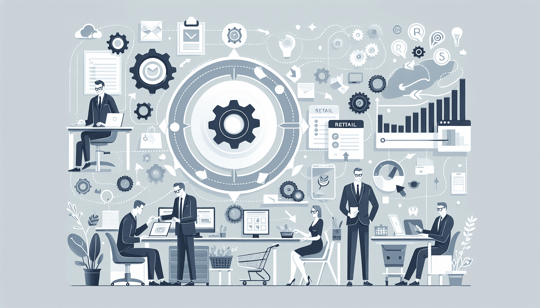 Illustratie bij het artikel over procesautomatisering in retail