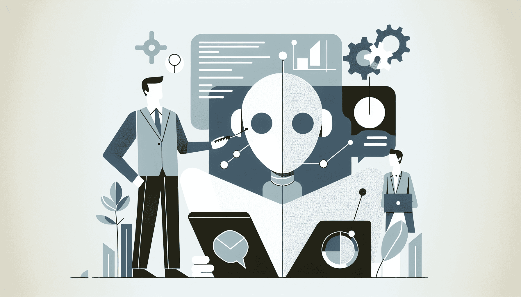 Illustratie bij het artikel over klantenservice automatiseren chatbot