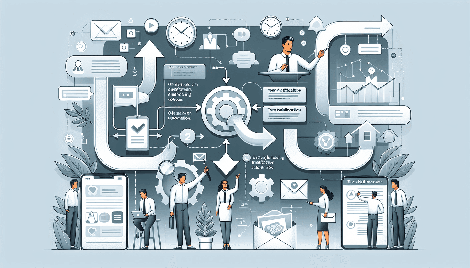 Illustratie bij het artikel over Slack automatisering team notificaties